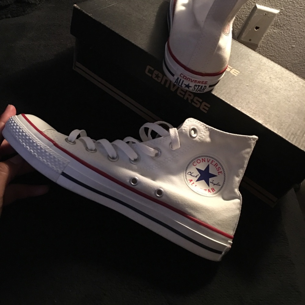 White high top converse